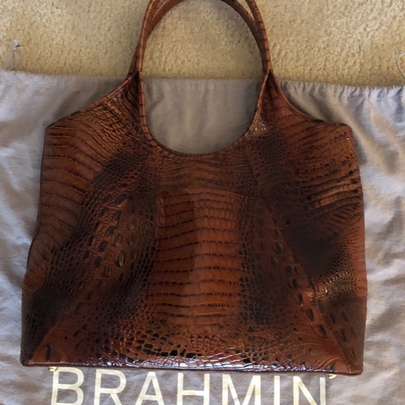 Pecan Brahmin Melbourne Handbag - Picture 5 of 8